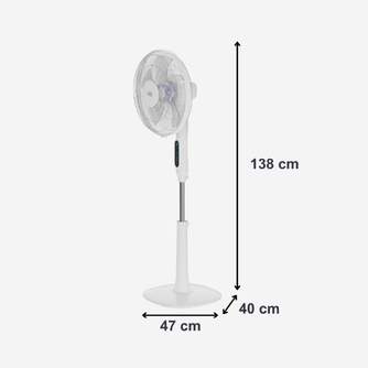 VENTILADOR PIE BLACK%%%amp;DECKER BXEFP30E DC MD TIMER