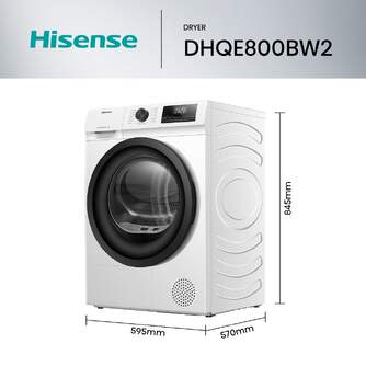 SECADORA HISENSE DHQE800BW2 8K DSP BCA