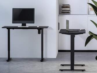 MESA DE ESCRITORIO ELECTRICA EQUIP NEGRA 650812