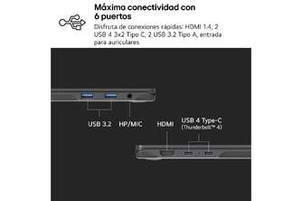 PORTATIL LG GRAM 14Z90RU I5 1334U/16GB/1TB
