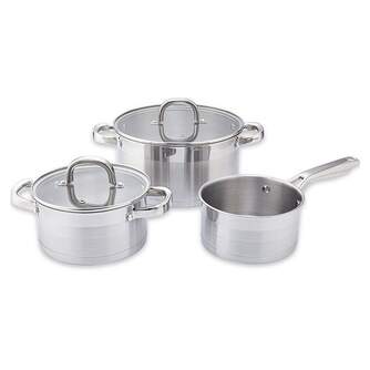 BATERIA COCINA CASTEY 5PZ ESSENTIALS INOX