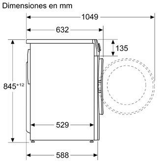 LVD. SIEMENS WG54G2Z1ES 10KG 1400R BCO DSP