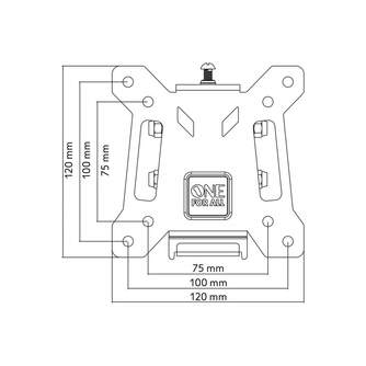 SOPORTE ONE FOR ALL WM2120/21 FIJO 13%%%quot;-23%%%quot; 20KG