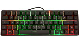 TECLADO COOLBOX TM065 RGB 10 MODOS ILUMINACION