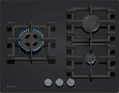 Pllaca Gas Butano Integrable Balay 3ETG563QB - 3 Fuegos, 60 cm, 7300 W, Negro