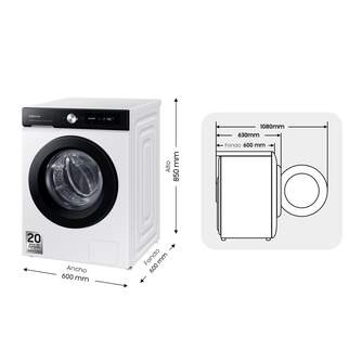 LVD. SAMSUNG WW11BB534DAES3 11K 1400R BCA ATD ECB