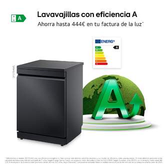 LVJ. LG DF375HMS 9P QUADWASH 3%%%#170;B 41DB NEGRO