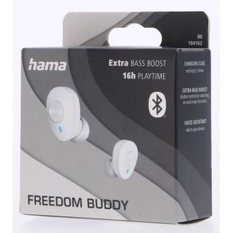 AURICULARES HAMA 00184162 BT TWS FREEDOM BLANCO