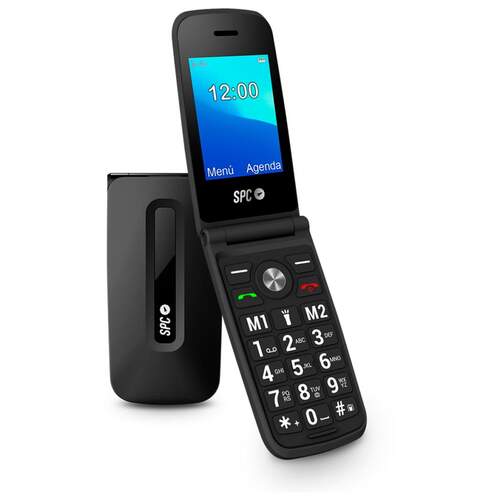 SeniorPhone SPC 2325 Titan - Móvil para mayores, Pantalla 2.4", Dual Sim, Radio FM, Teclas Grandes