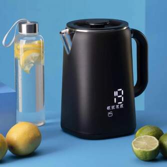 HERVIDOR JATA JEHA1575 1,7L 1500W NEGRO LED TEMPER