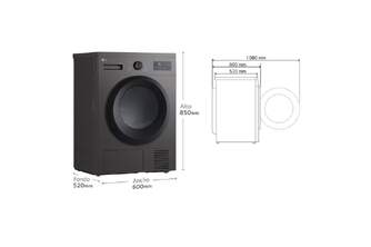 SECADORA LG RHA1008NDK 8K BC INOX (A  )