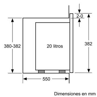 MICR. SIEMENS BF520LMA1 20L 800W NEGRO INT