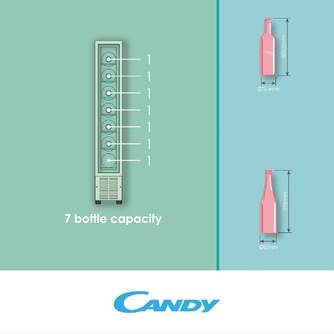 VINOTECA CANDY CCVB15/1 7BOTELLAS LED INTEG