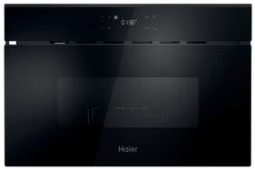 Microondas con grill integrable Haier H38SIDBF7XS - 24 litros, 750 W, control t&aacute;ctil, Negro