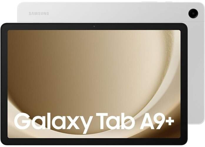 Tablet Samsung Tab A9+ X210 6/128 GB Plata - 11", 90 Hz, Acepta MicroSD, Sonido 3D, 8.0 MP, 7040 mAh