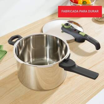 OLLA PRESION RAPID. TEFAL P25807 SECURE TR 6L VERD