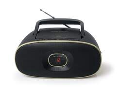 Radio CD Muse MD-202 VT - Negro, FM/MW, canciones programables, antena telescópica