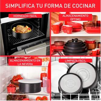 LOTE SARTENES TEFAL 22/26CM   M INGENIO UNLIMITED