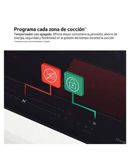 ENCIM. LG CBIZ3035B 80CM 4F ZONA FLEX INDUCCION