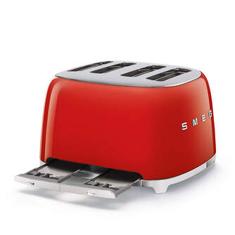 TOST. SMEG TSF03RDEU 4R ROJA 2000W