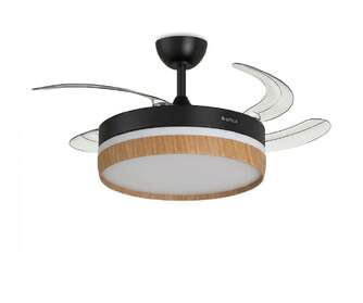 VENTILADOR TECHO RET ARTICA AVTECHR72NM NGR MD 72W