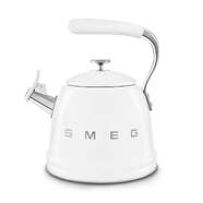 Hervidor Smeg WKF01WH - 2,3 L, Siilbante, Blanco