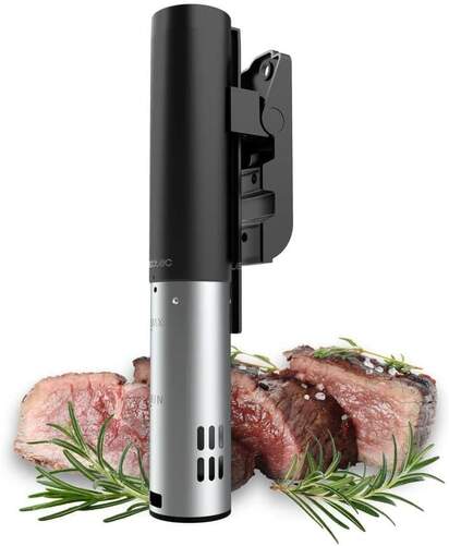 Roner Cecotec Slowvide 3497 - 1000 W, Wifi, Temporizador, Baja Temperatura, Negro