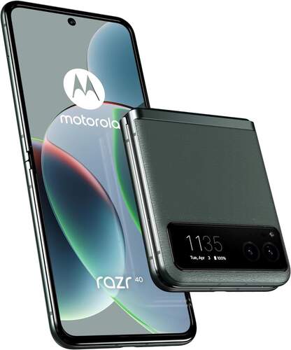Smartphone Motorola Razr 40 - 8/256 GB, 6,9", Snapdragon 7 Gen 1, 64 mpx, Verde