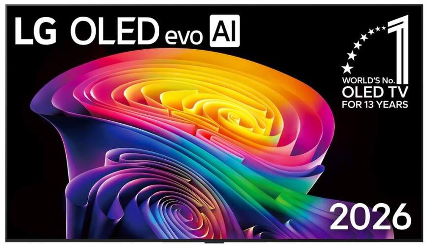 TV LG 48" OLED evo 48C64LA - 4K Ultra HD, a11 AI 4K Gen3, 144 Hz, 40W Dolby Atmos, HDR10
