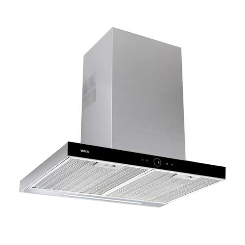 Campana decorativa Teka DLH786T - A+, 70cm, 701m3/h, 53dB, 4 Velocidades, Doble Turbina Blindada
