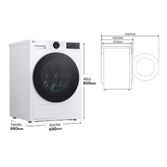 SECADORA LG RHX5008TLB 8K WIFI BCO