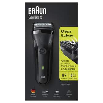 AFEITA. BRAUN 300S BLACK SERIE3