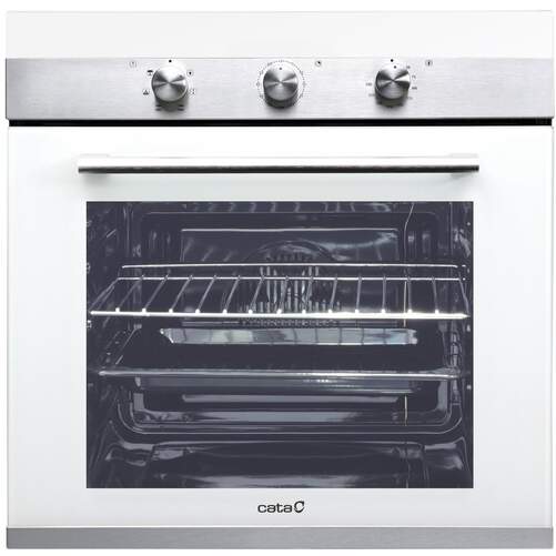 Horno Cata CM760ASWH - Clase A, Fondo 50cm, AquaSmart, Doble Vidrio, blanco