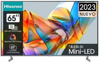 TV HISENSE 65%%%quot; 65U6KQ UHD MINILED ULED QLED FULLAR
