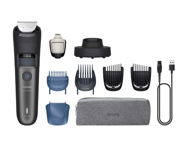 Barbero Philips BT7665/15 - Autonomía 120 Min, Wet&Dry, Carga en 1 h, 6 Complementos