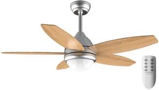 Ventilador Techo Cecotec EnergySilence Aero 495 - 55W, 106cm, Luz LED, Mando, 3 Velocidades