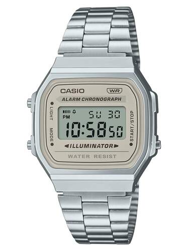 Reloj Casio Vintage A168WA-8AYES - Iluminación, cronómetro, alarma diaria, calendario, 7 años aut.