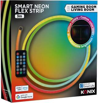 TIRA DE LED KONIX SMART NEON FLEX STRIP 3M  