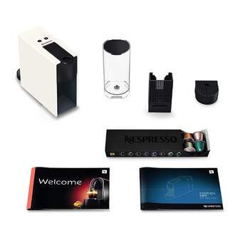 CAFET. KRUPS XN1101 NESPRESSO ESSENZA MINI BLAN