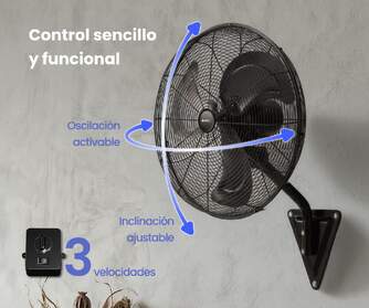 VENTILADOR MURAL ARTICA AVM110W20 110W 50 CM