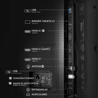 TV HISENSE 85%%%quot; 85E7Q PRO UHD QLED SMART TV 144HZ