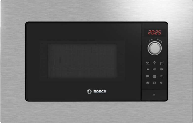 Microondas Integrable Bosch BEL623MS3 - 800W +Grill, 20 Litros, Programa Automático, 5 Potencias