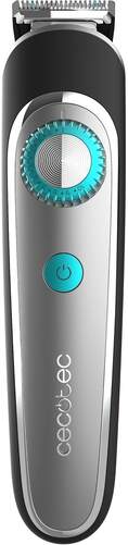Cortapelo Cecotec PrecisionCare Multigroom. 100059 - 6 Cabezales, IPX7, Autonomía 60 min, Negro,Inox