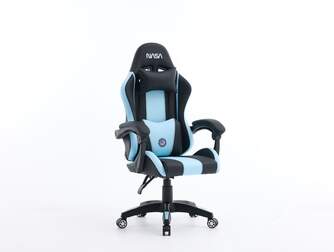 SILLA GAMING NASA SPIRIT NEGRO AZUL CLARO  