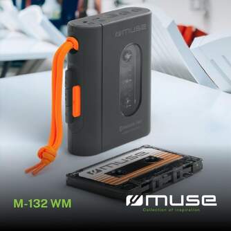 REPRODUCTOR CASSETTE PORTATIL MUSE M-132-WM NEGRO