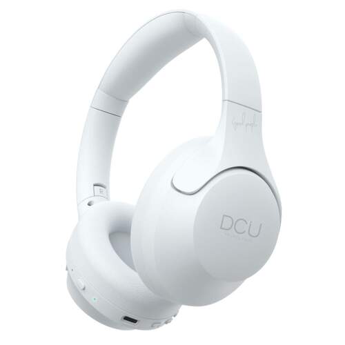 Auriculares DCU Diadema True Immersive - Cancelación de ruido, Blanco