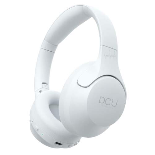 Auriculares DCU Diadema True Immersive - Cancelación de ruido, Blanco