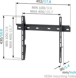 SOPORTE TV VOGEL%%%#39;S MOUNT MASSIVE 200 FIJO FLAT