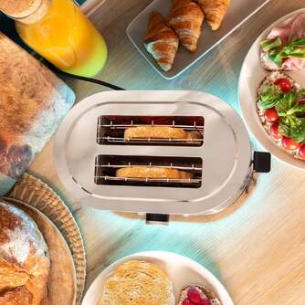 TOST. CECOTEC SHINE%%%amp;TOAST 2R CORTO INOX 850W 3285
