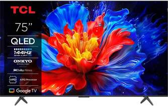 TV TCL 75%%%quot; 75P8K UHD QLED GOOGLETV 144HZ ONKYO